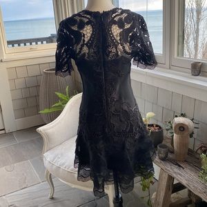 Jonathan Simkhai Little Black Lace Dress Size 6- Worn Once!!